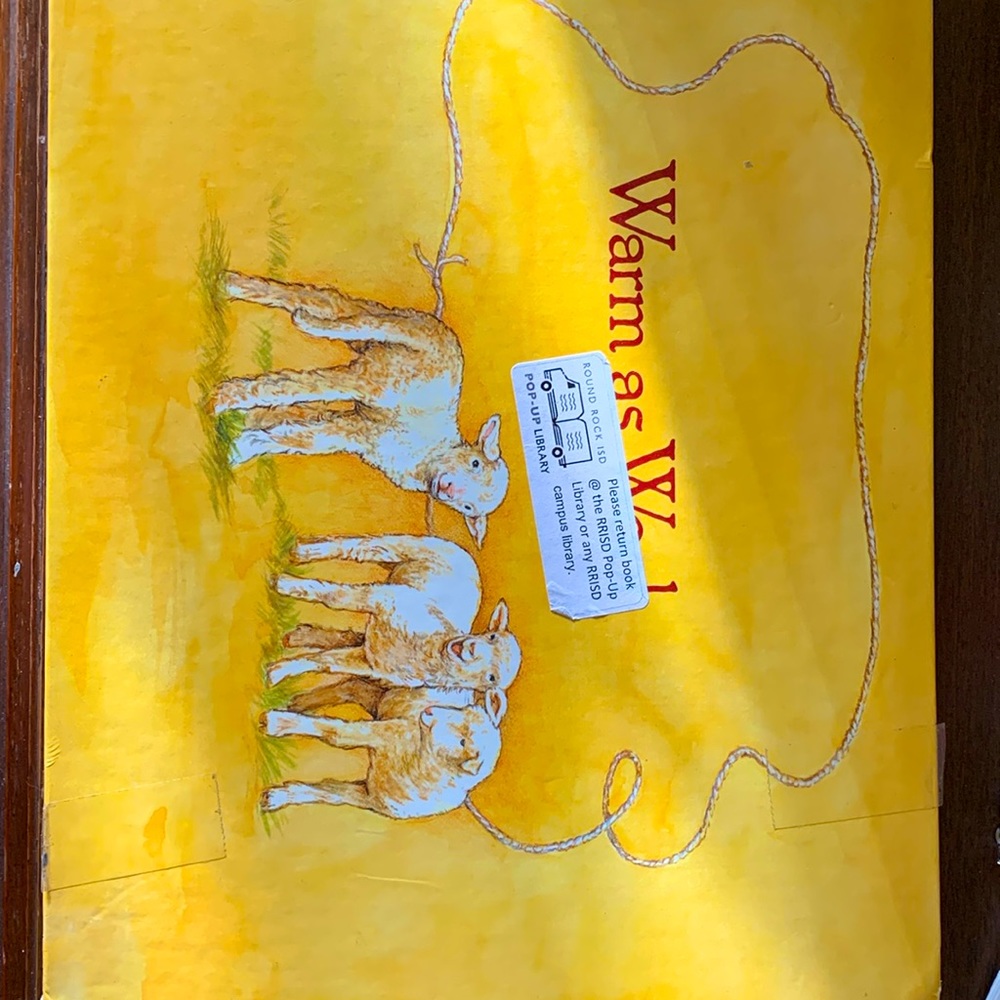 Vintage Warm as Wool Book. 1992